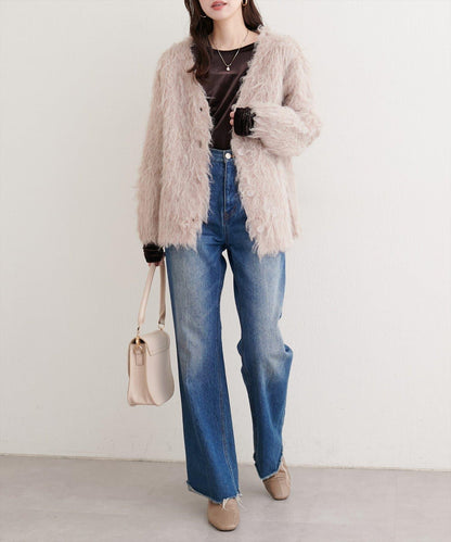 彈力天鵝絨長袖T恤