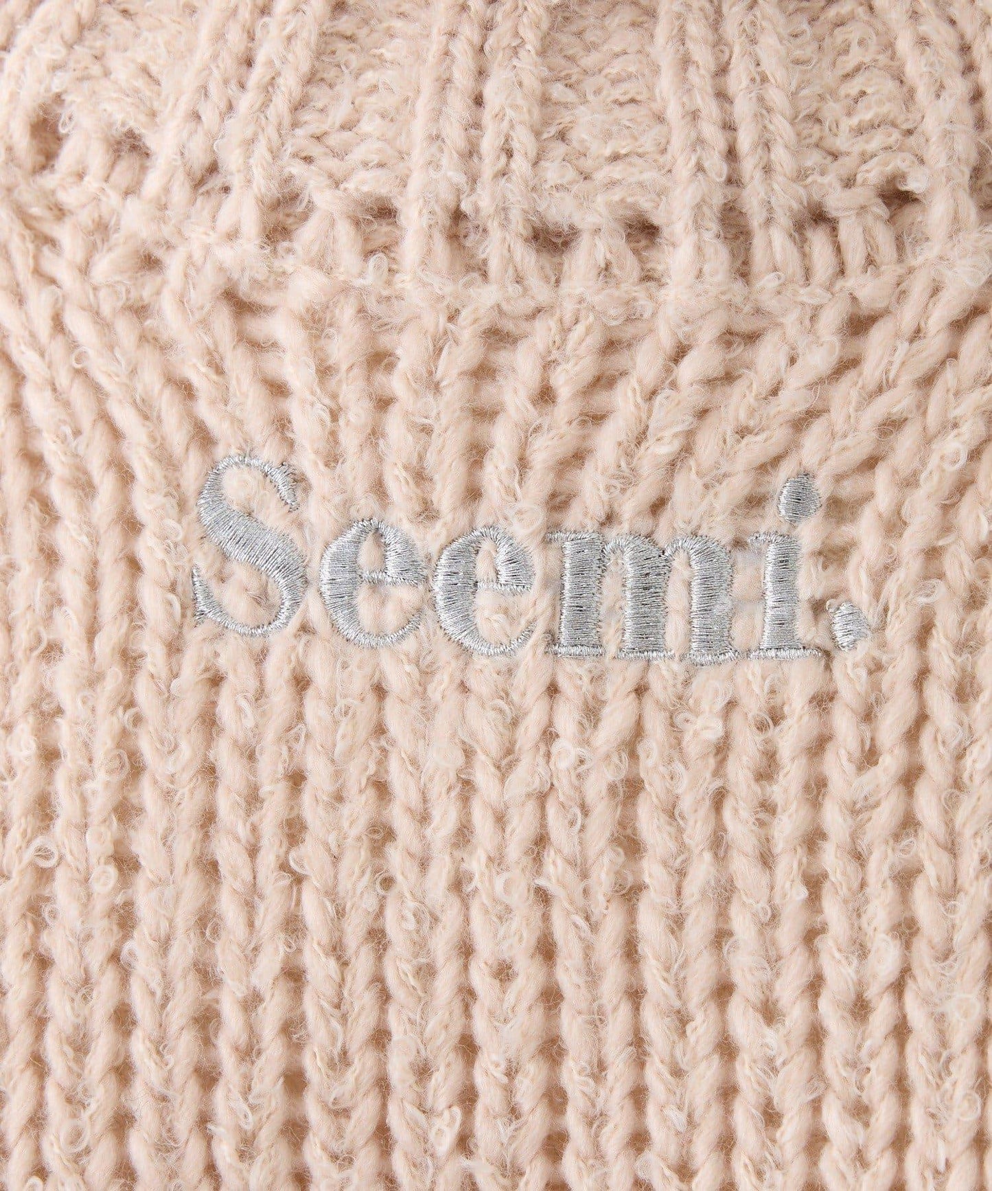 【Seemi.】帶標誌針織衫