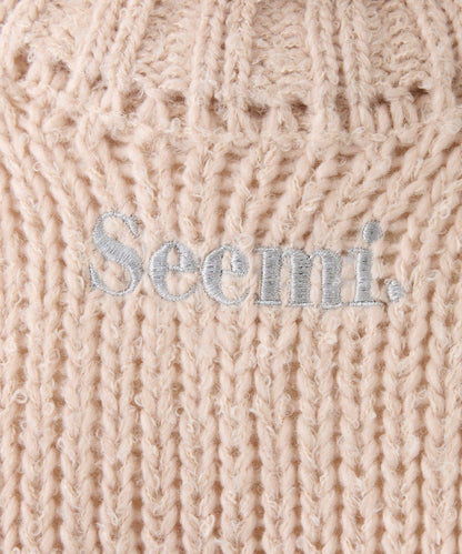 【Seemi.】帶標誌針織衫