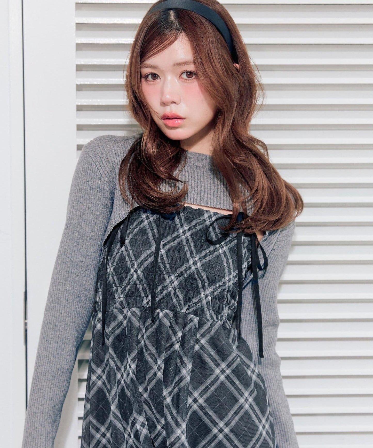 針織套裝長款吊帶連衣裙