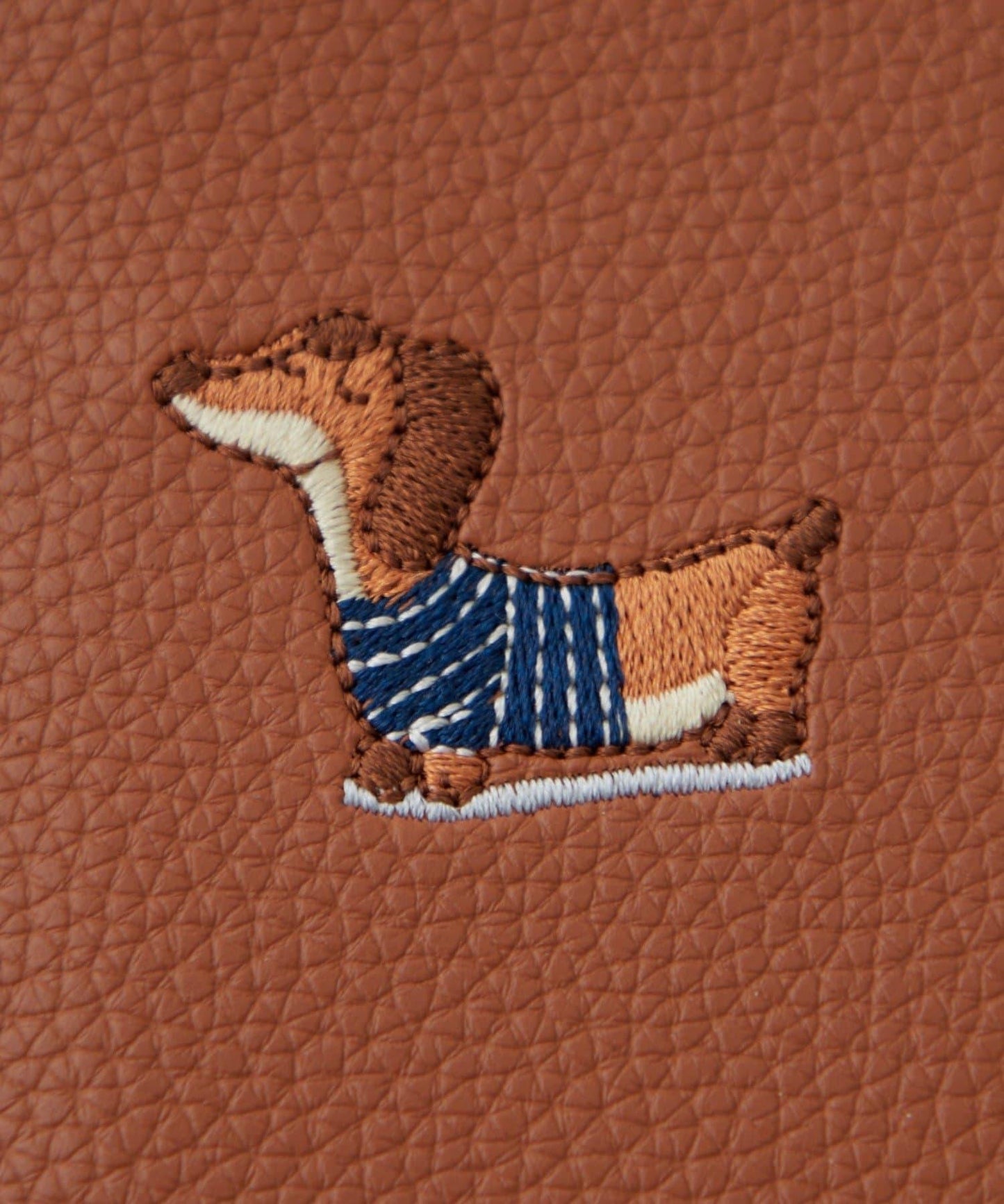 臘腸犬刺繡卡包