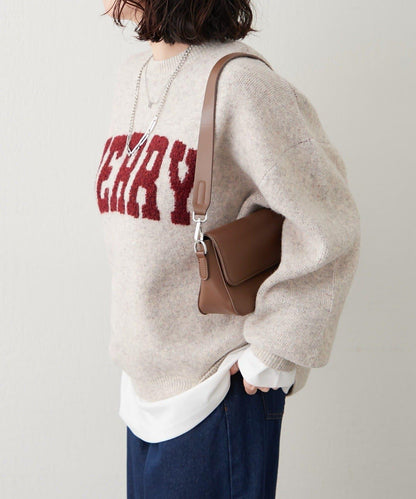 【NAO】標誌提花套頭衫