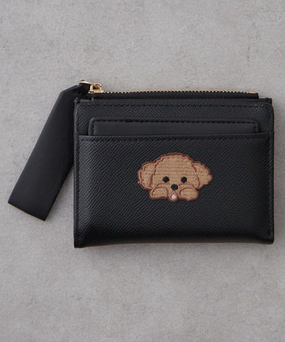 帶卡包、狗狗刺繡錢包