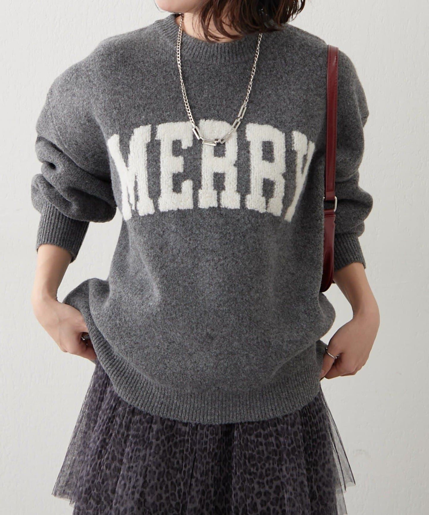 【NAO】標誌提花套頭衫