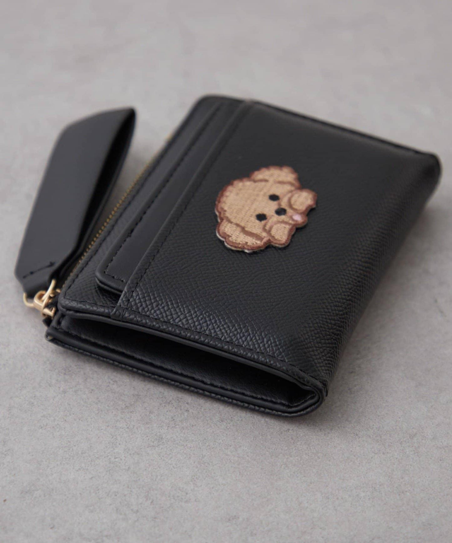 帶卡包、狗狗刺繡錢包