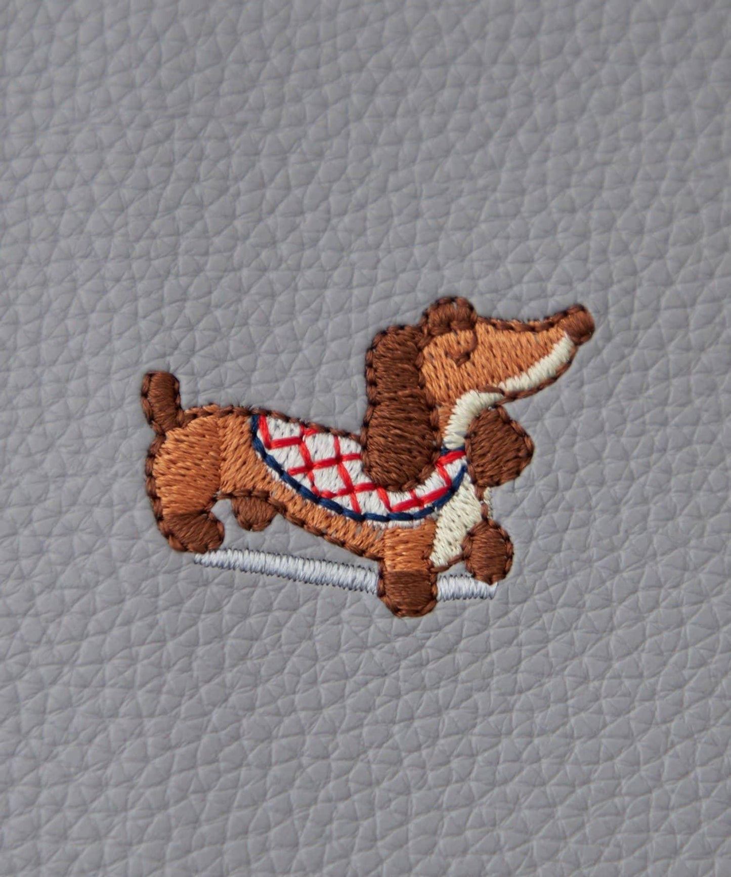 臘腸犬刺繡卡包