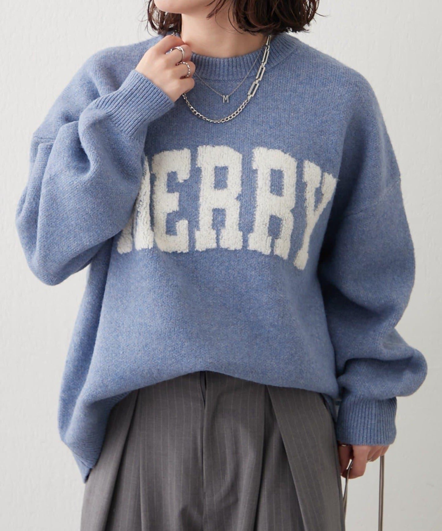 【NAO】標誌提花套頭衫