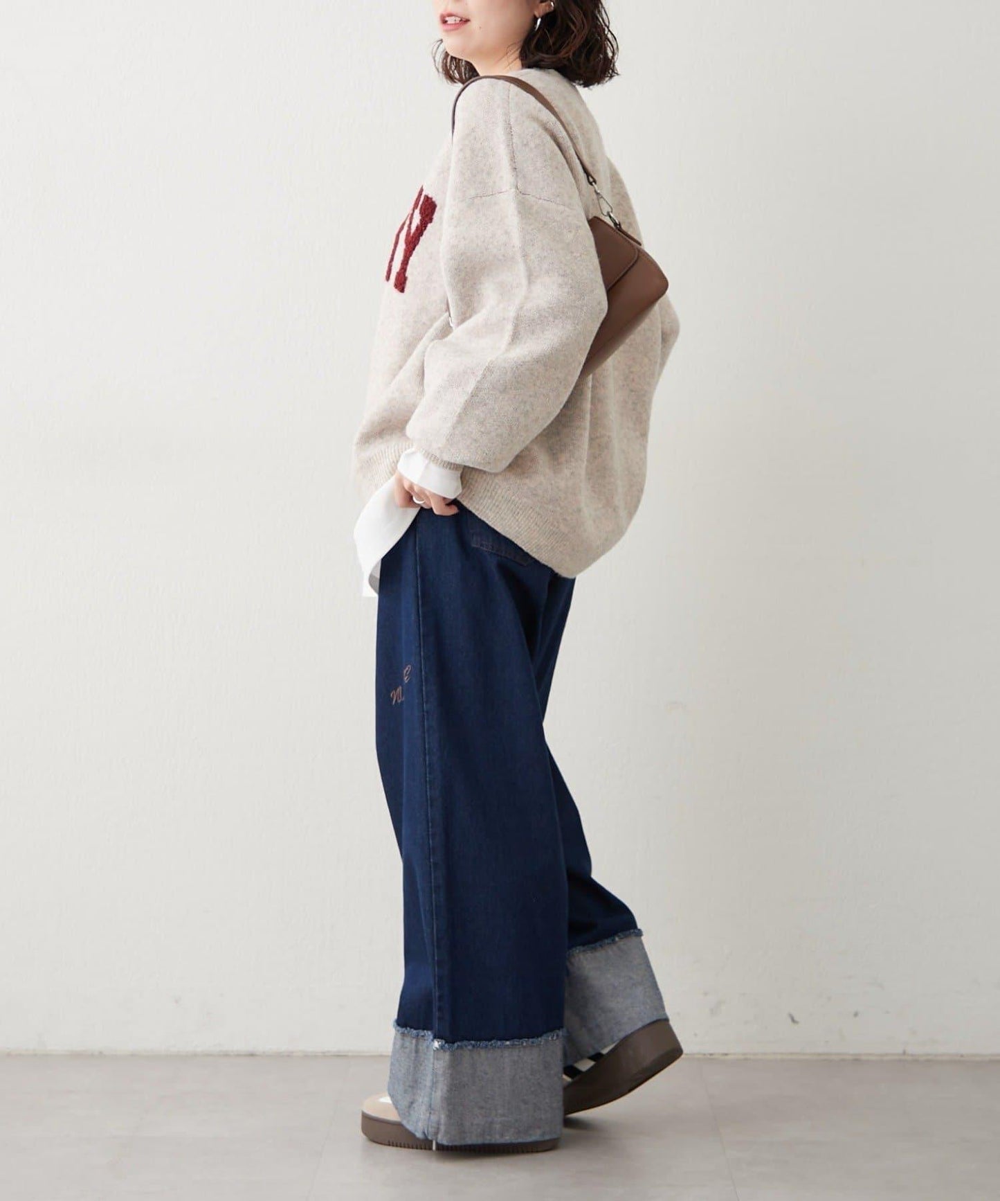 【NAO】標誌提花套頭衫