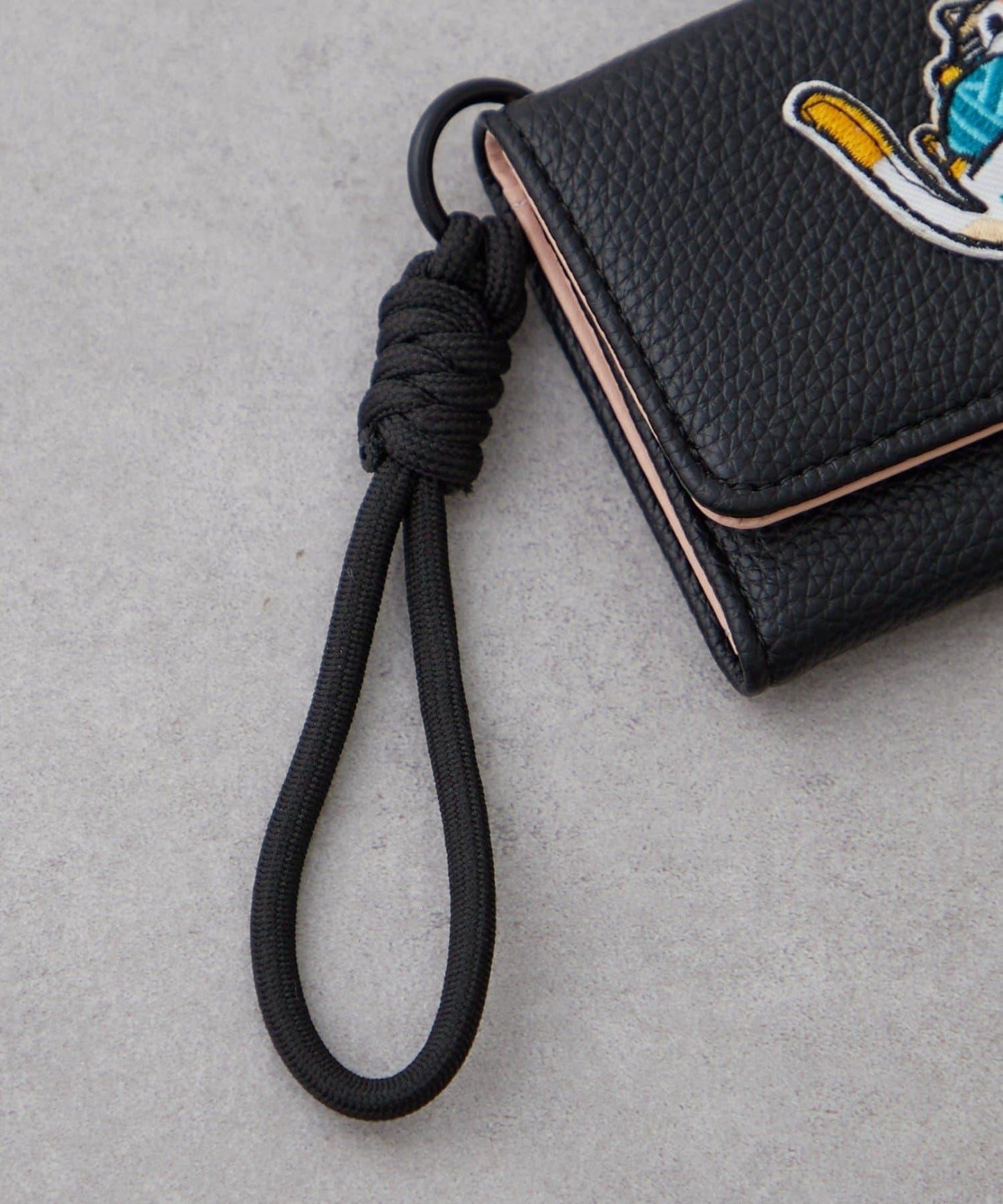 帶肩帶貓咪刺繡卡包