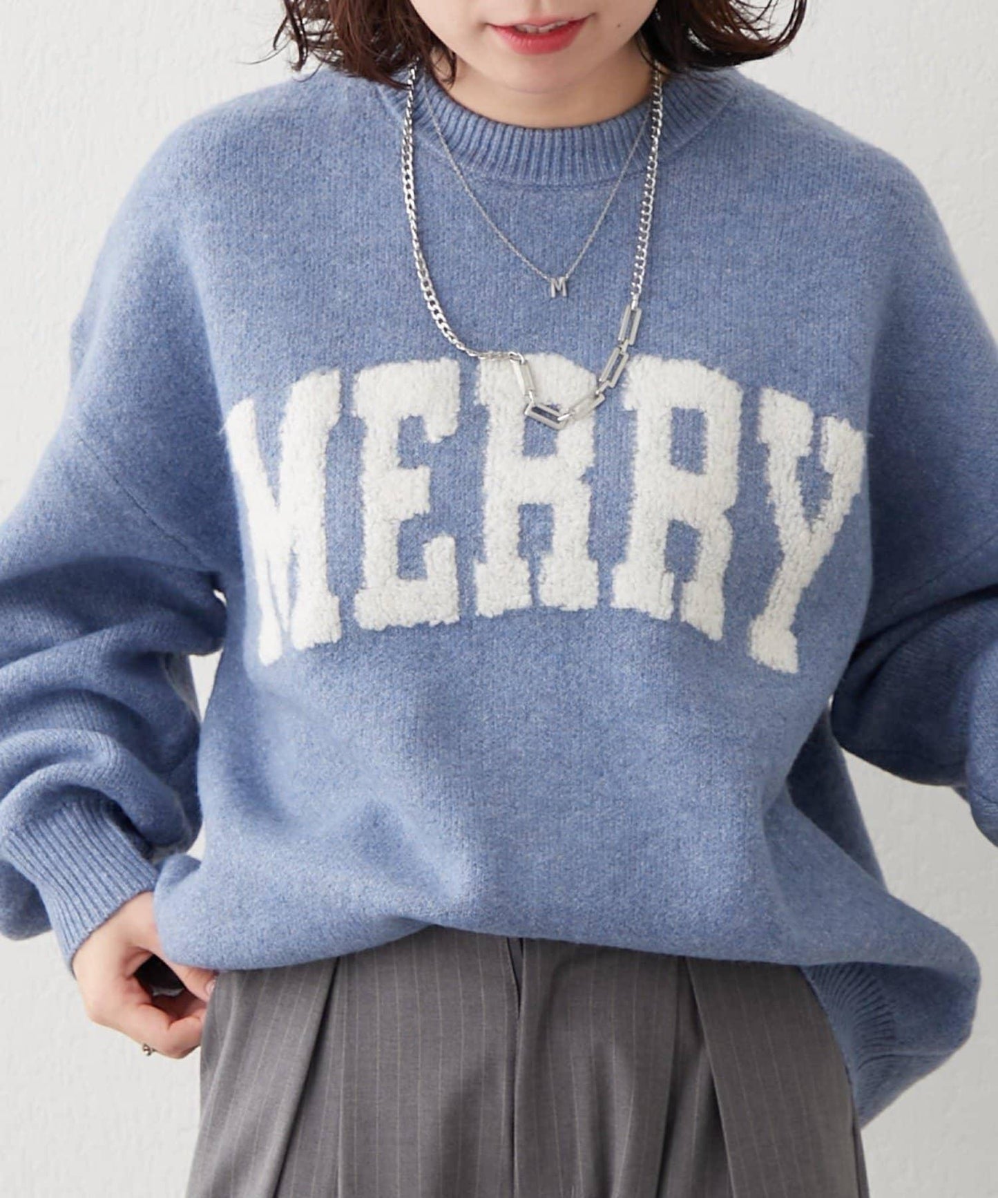 【NAO】標誌提花套頭衫