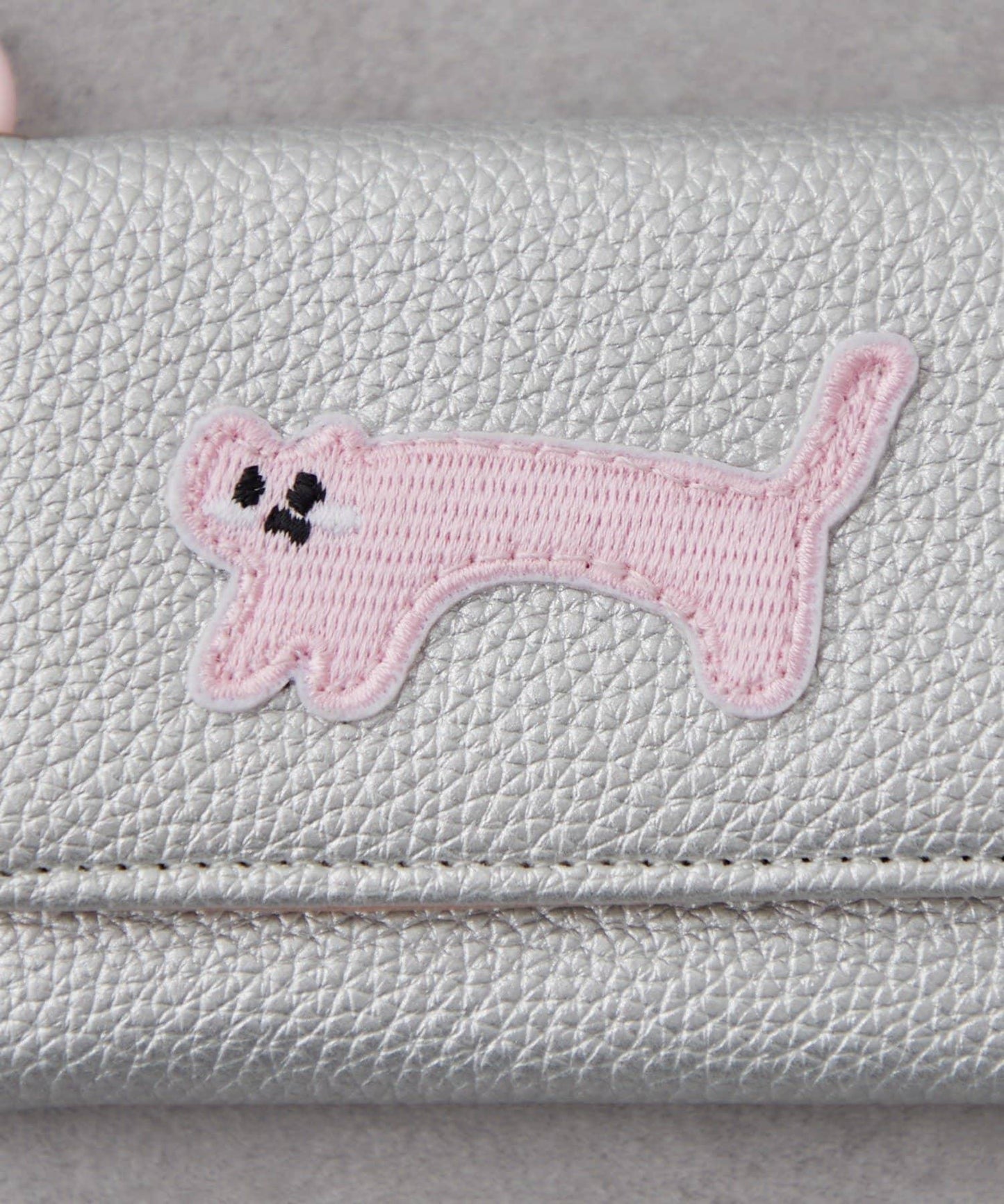 帶肩帶貓咪刺繡卡包