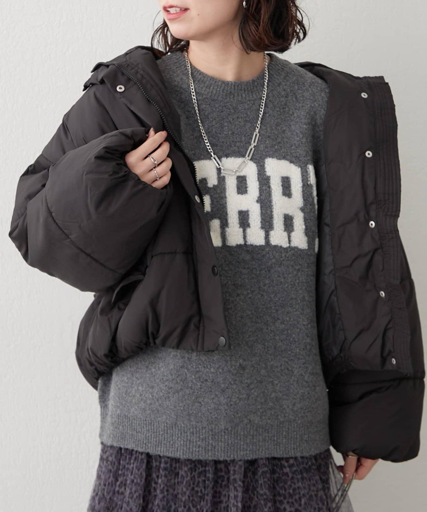 【NAO】標誌提花套頭衫