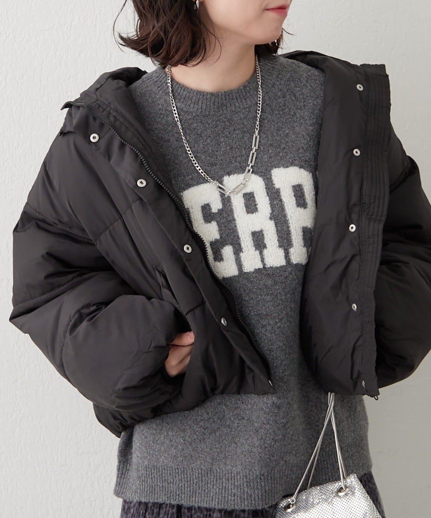 【NAO】標誌提花套頭衫