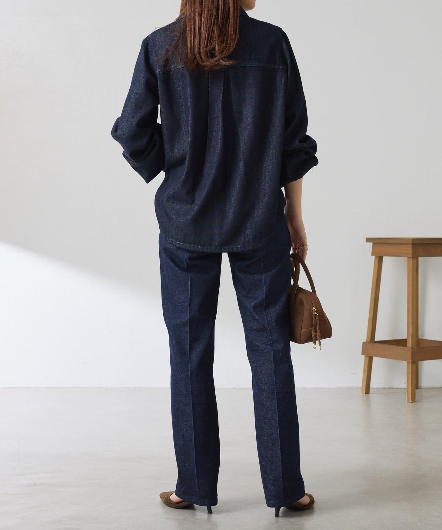 【顯腿長&美腿效果◎】Q.anos直筒牛仔褲