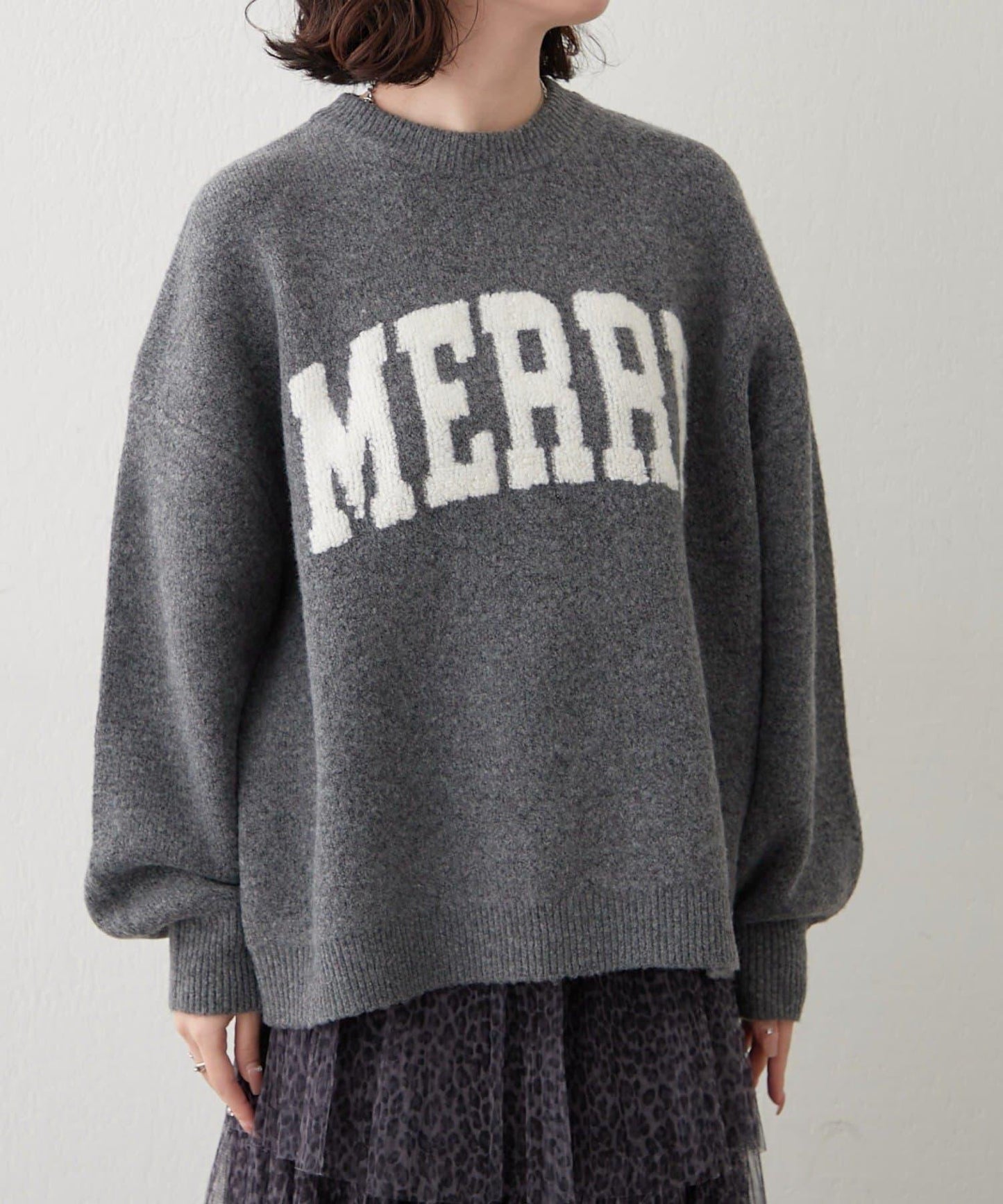 【NAO】標誌提花套頭衫