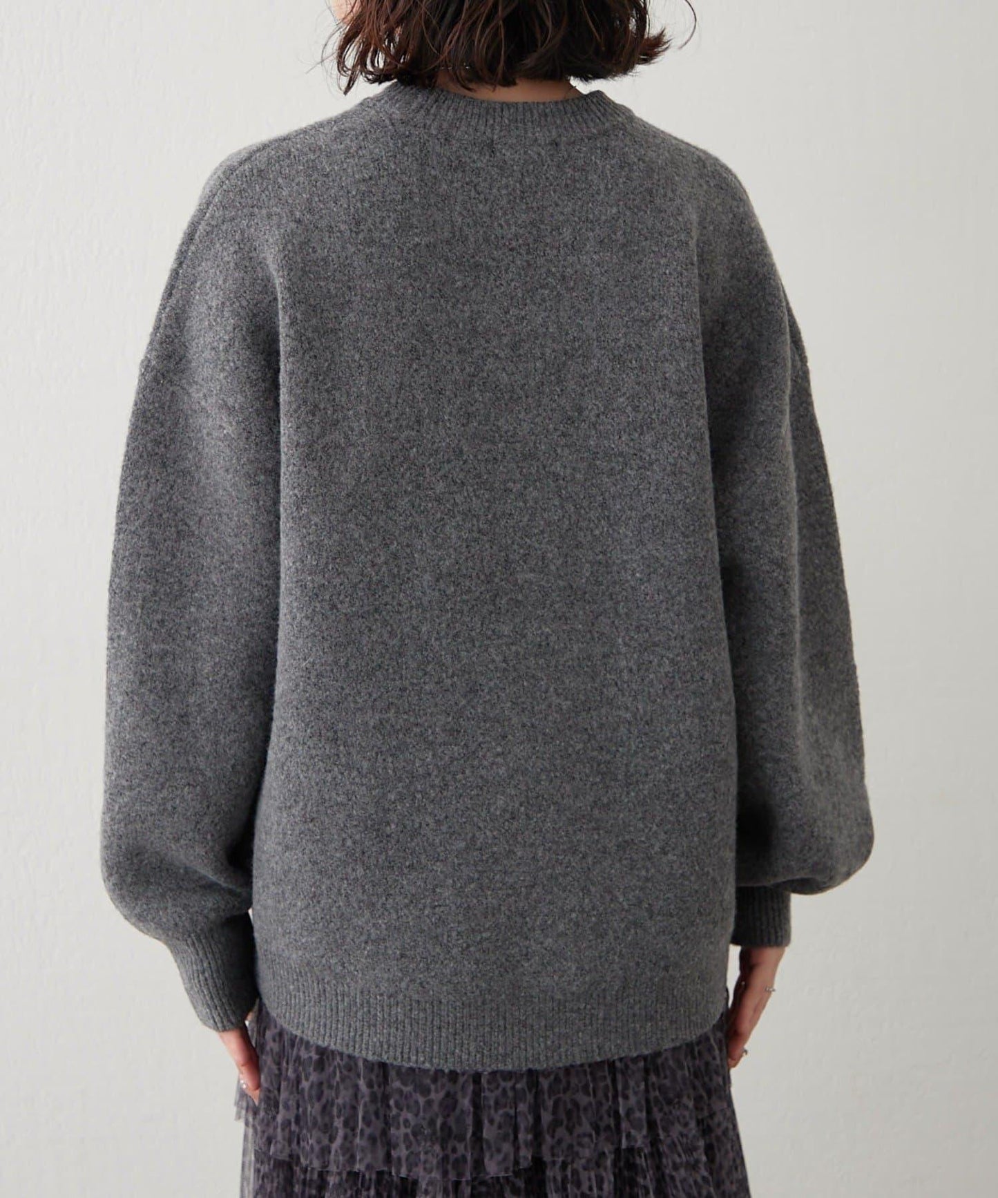 【NAO】標誌提花套頭衫