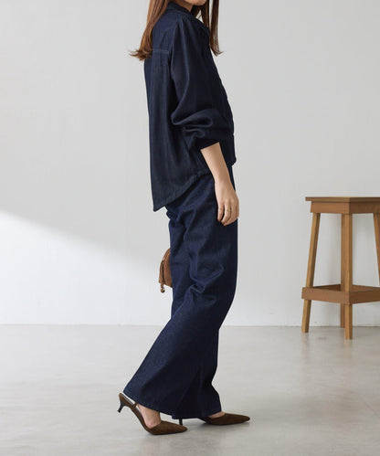 【顯腿長&美腿效果◎】Q.anos直筒牛仔褲