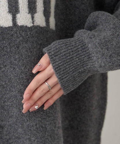 【NAO】標誌提花套頭衫