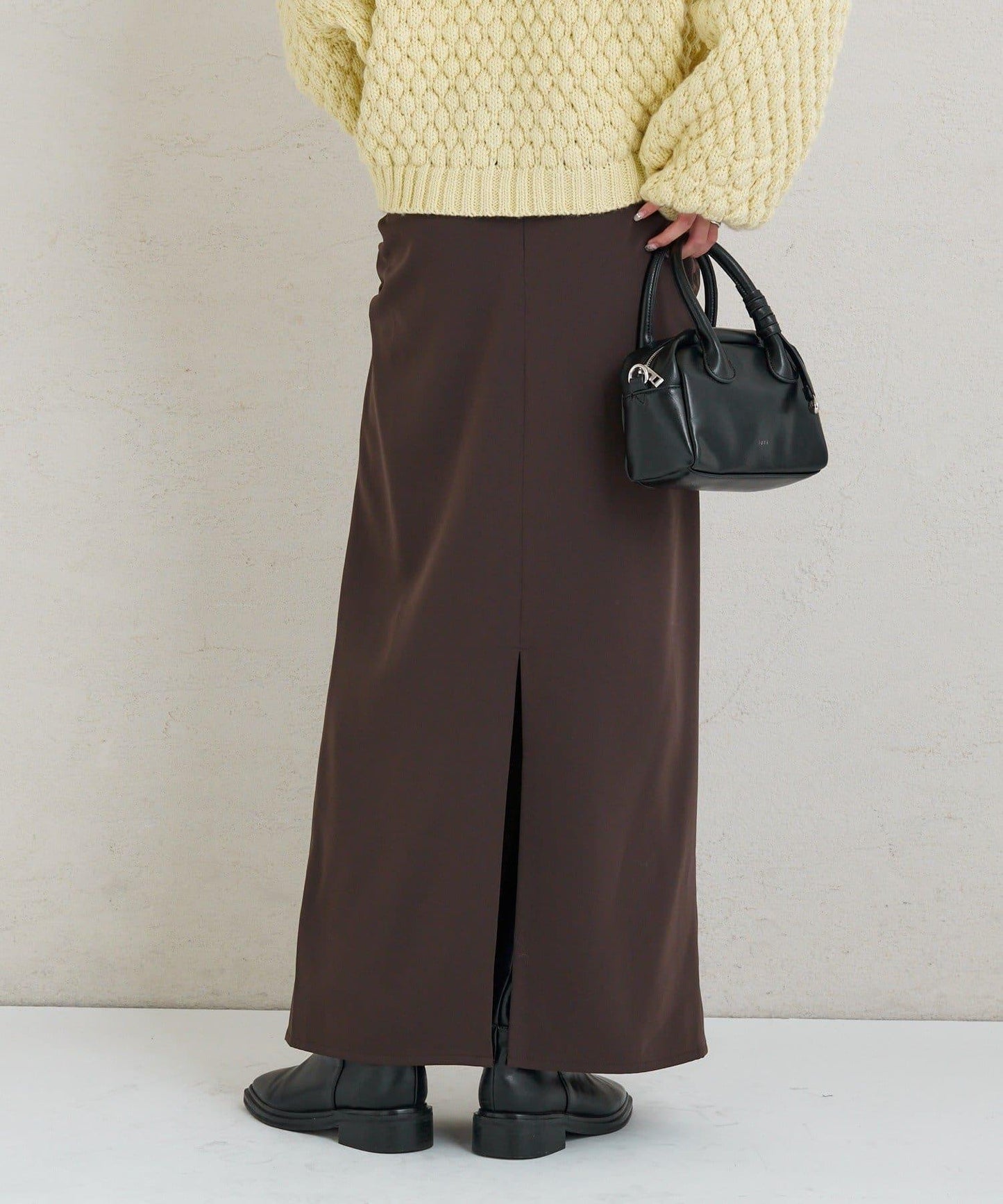 《10%OFFおすすめアイテム》側褶打褶半身裙