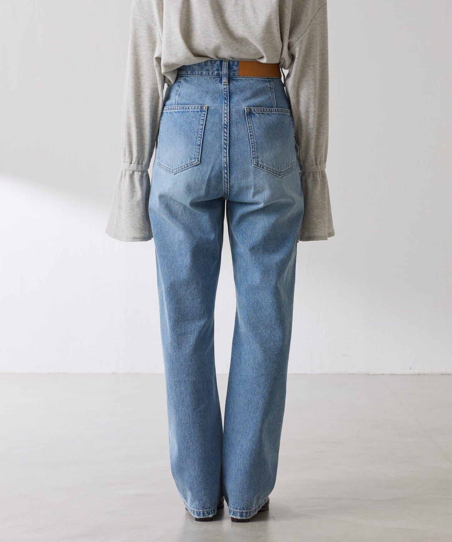 【顯腿長&美腿效果◎】Q.anos直筒牛仔褲