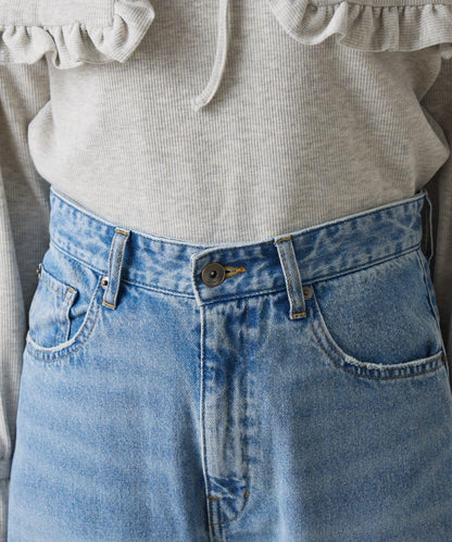 【顯腿長&美腿效果◎】Q.anos直筒牛仔褲