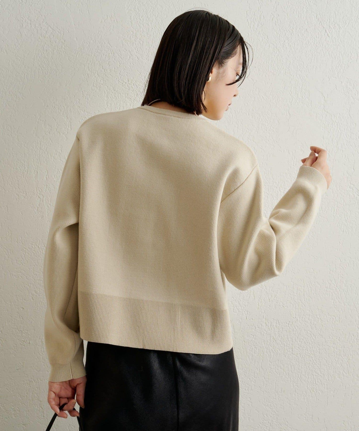 衛衣風格紐扣開衫