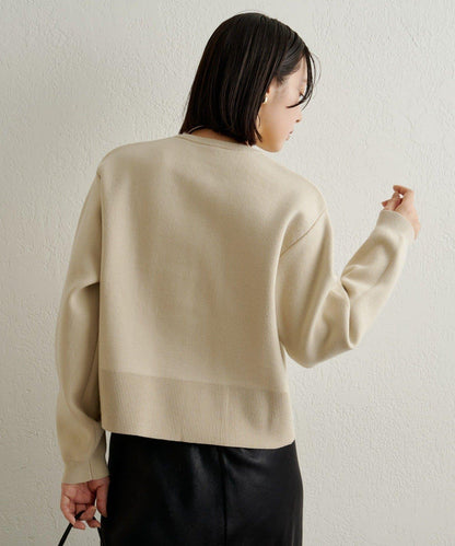 衛衣風格紐扣開衫