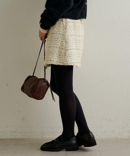 【可搭配套裝穿著◎】粗花呢包裹半身裙