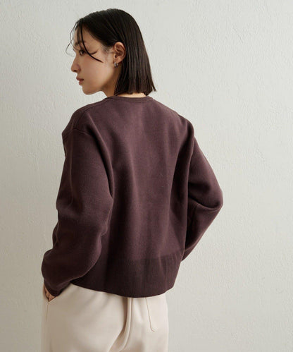 衛衣風格紐扣開衫