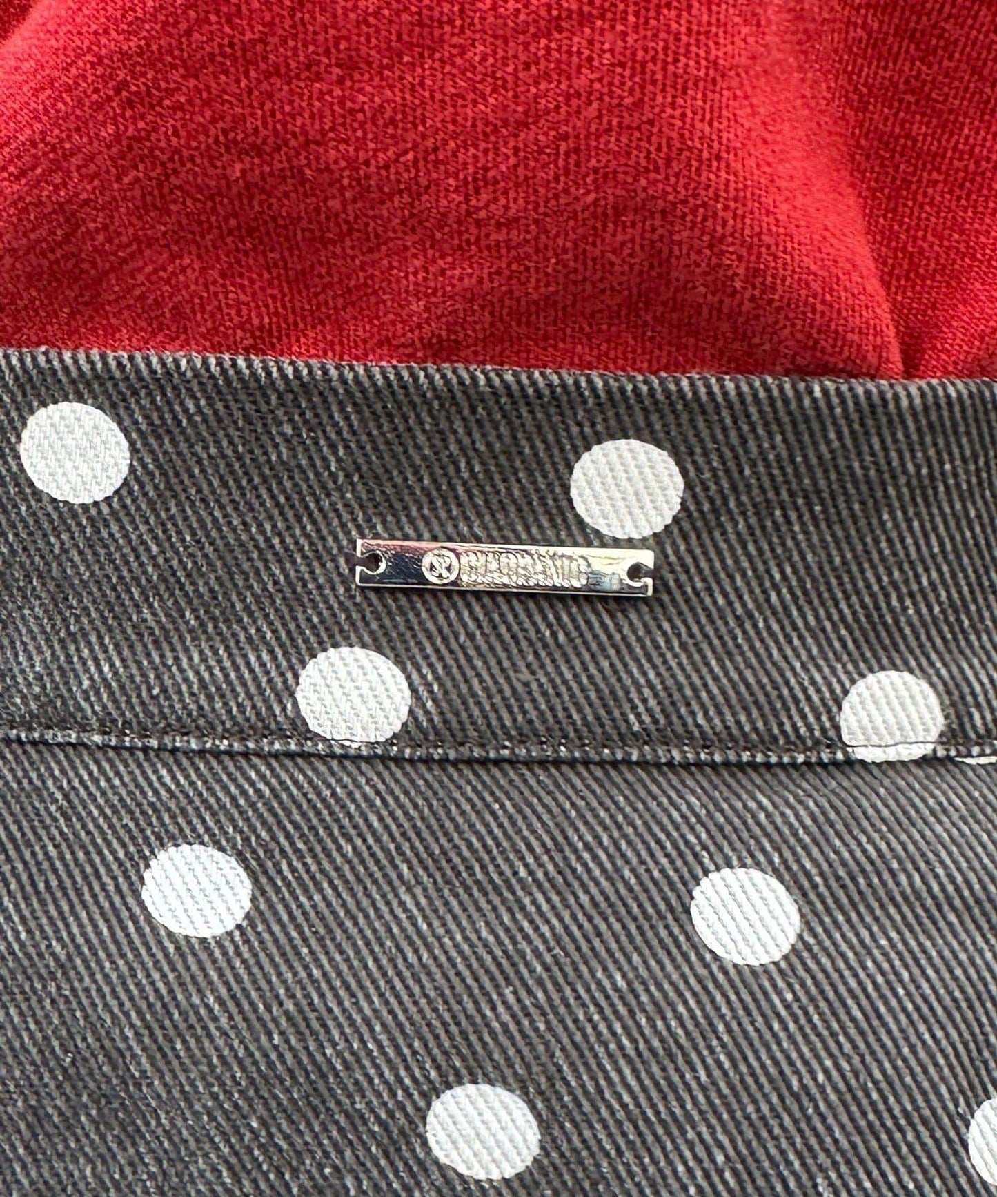 〈波點/條紋/純色〉蕾絲拼接下襬迷你裙