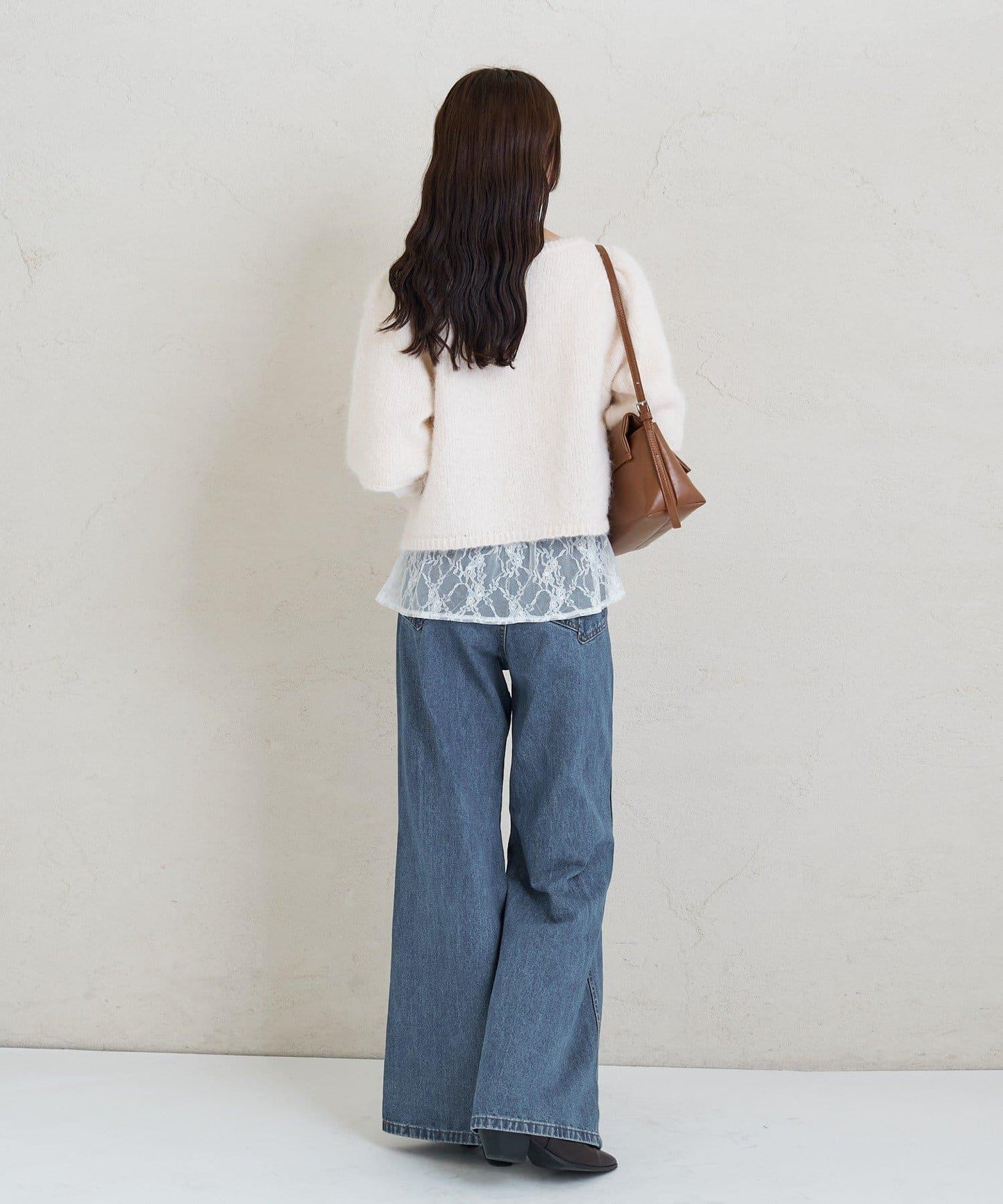 《10%OFFおすすめアイテム》蓬鬆短袖針織開衫