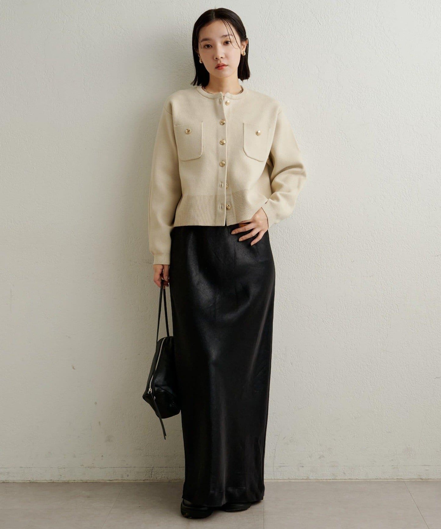 衛衣風格紐扣開衫