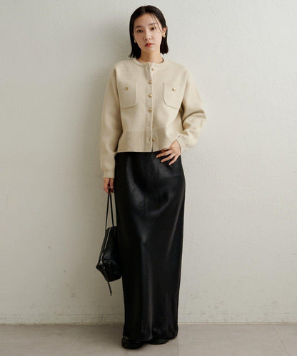 衛衣風格紐扣開衫