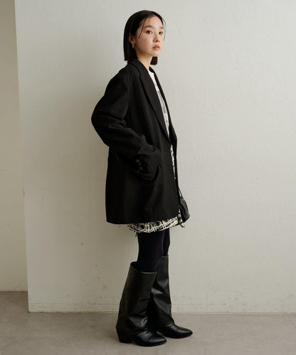 【可搭配套裝穿著◎】粗花呢包裹半身裙