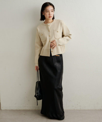 衛衣風格紐扣開衫