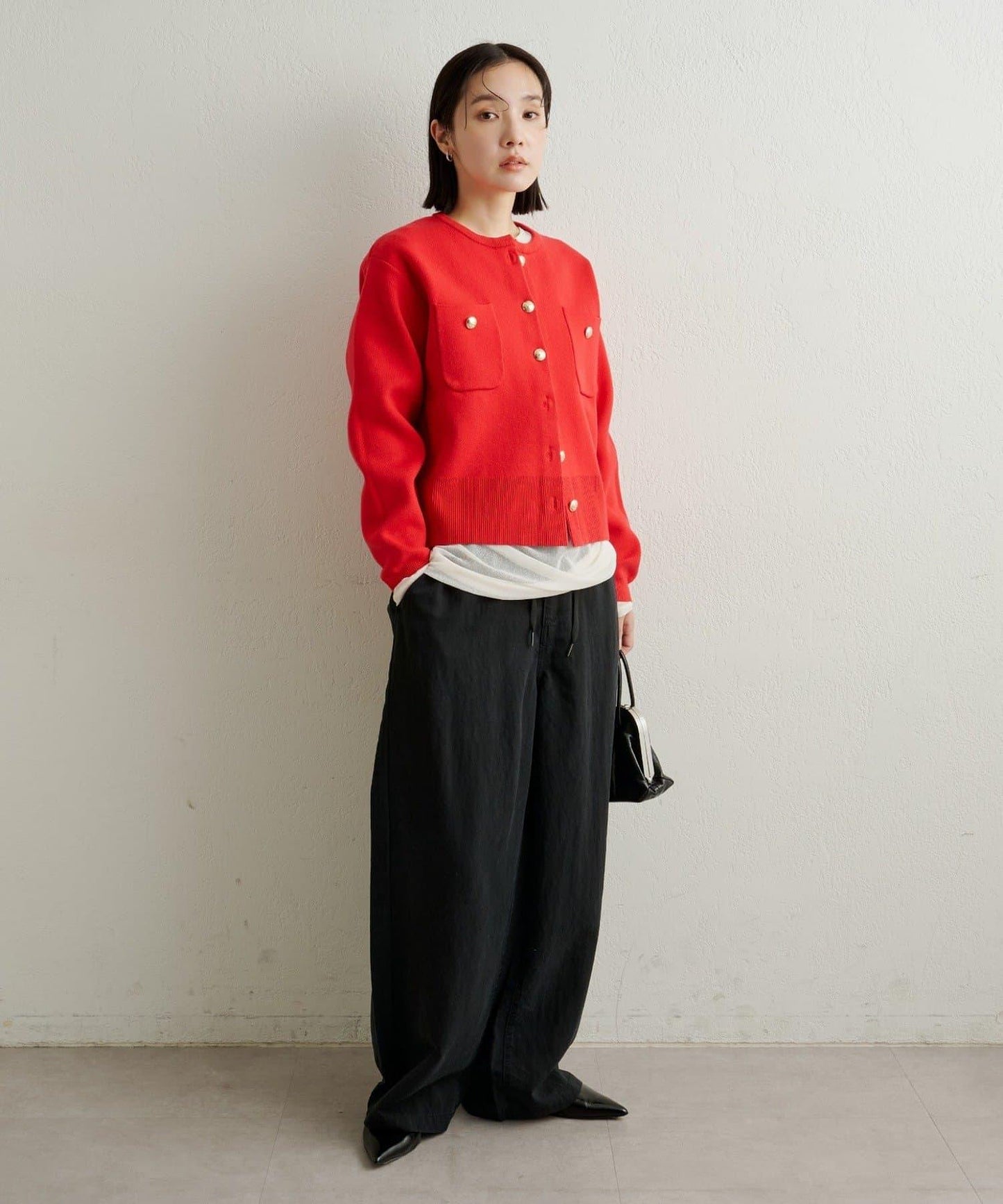 衛衣風格紐扣開衫