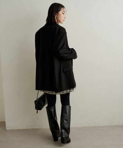 【可搭配套裝穿著◎】粗花呢包裹半身裙