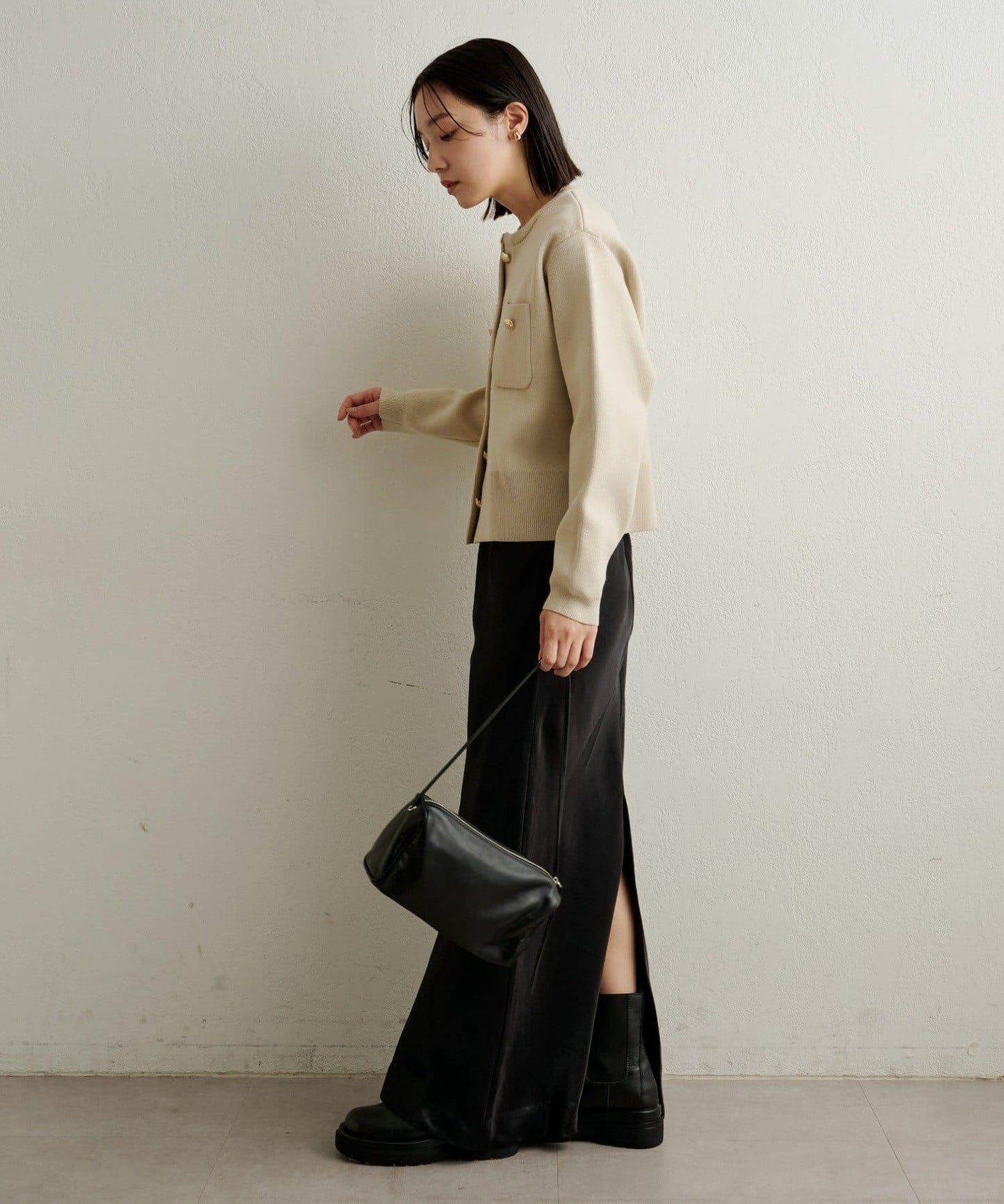 衛衣風格紐扣開衫