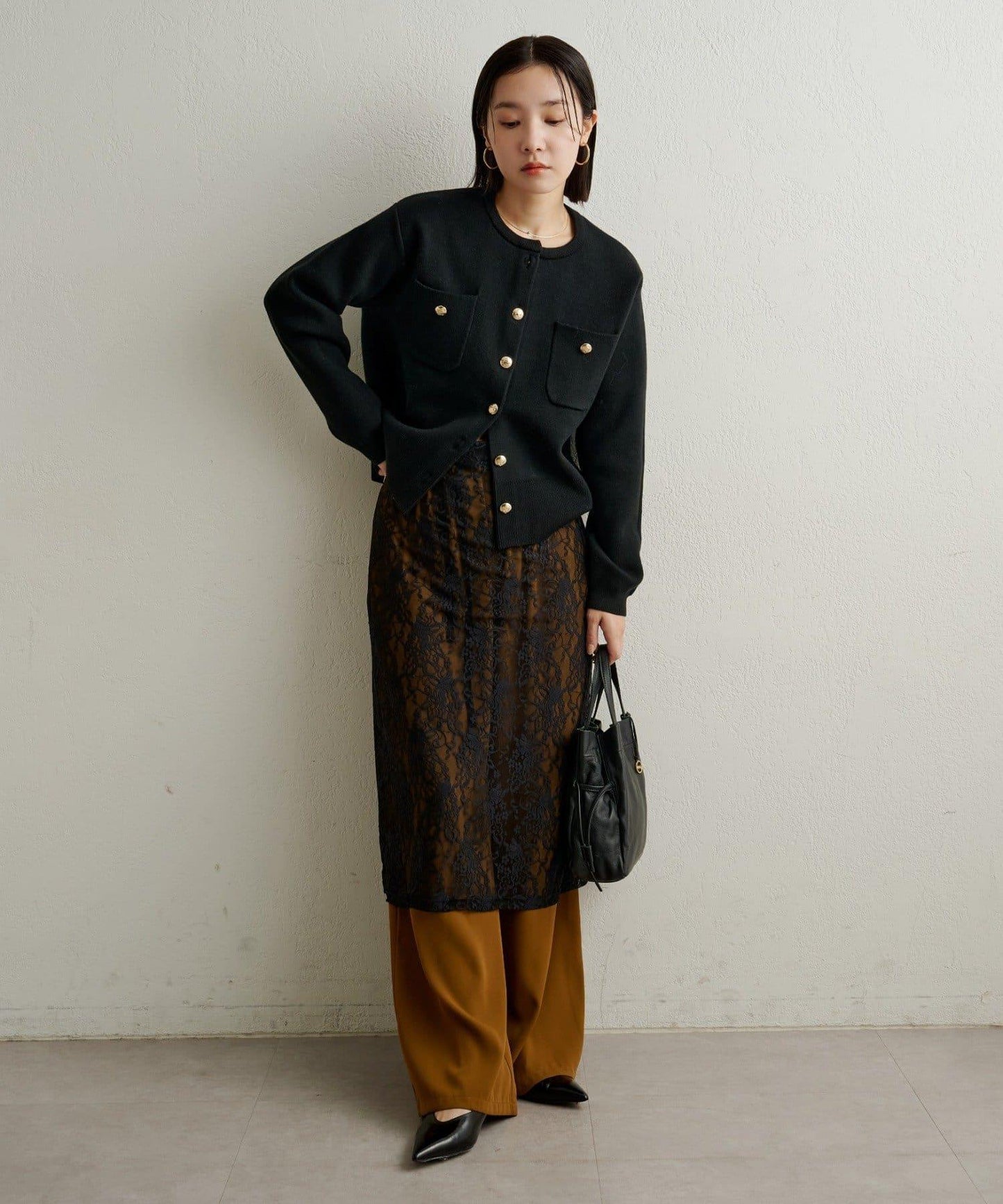 衛衣風格紐扣開衫