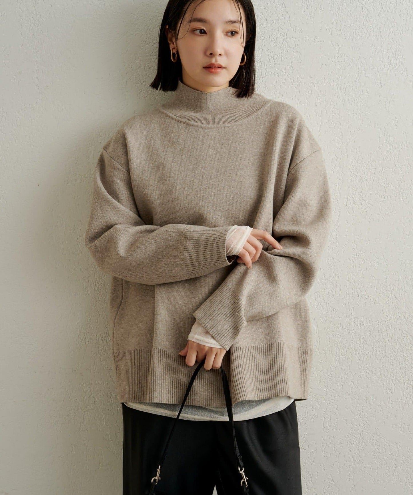 衛衣風格高領衫