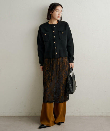 衛衣風格紐扣開衫