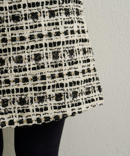 【可搭配套裝穿著◎】粗花呢包裹半身裙