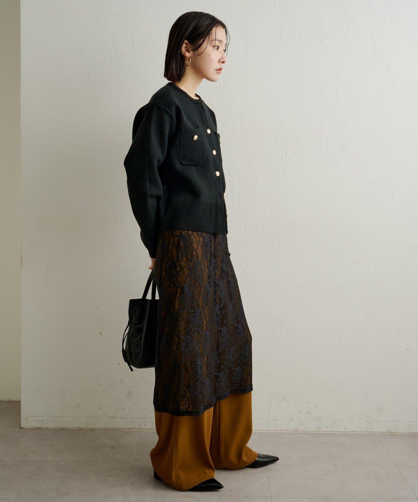 衛衣風格紐扣開衫