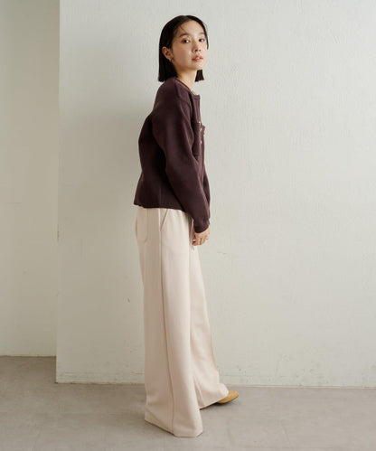 衛衣風格紐扣開衫