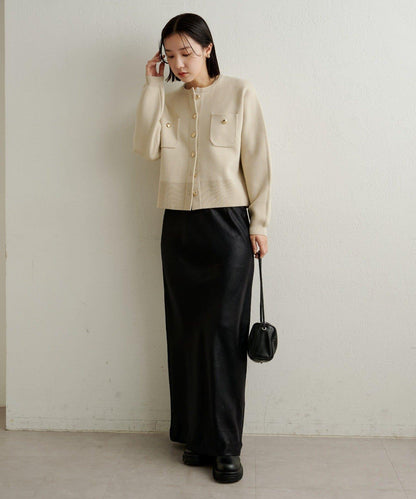 衛衣風格紐扣開衫