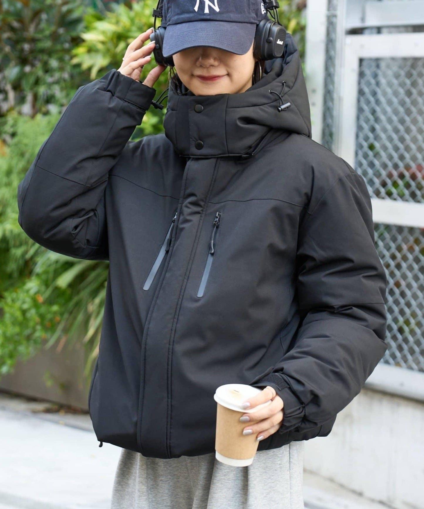 【男女同款】防風/加棉/兩用保暖羽絨夾克