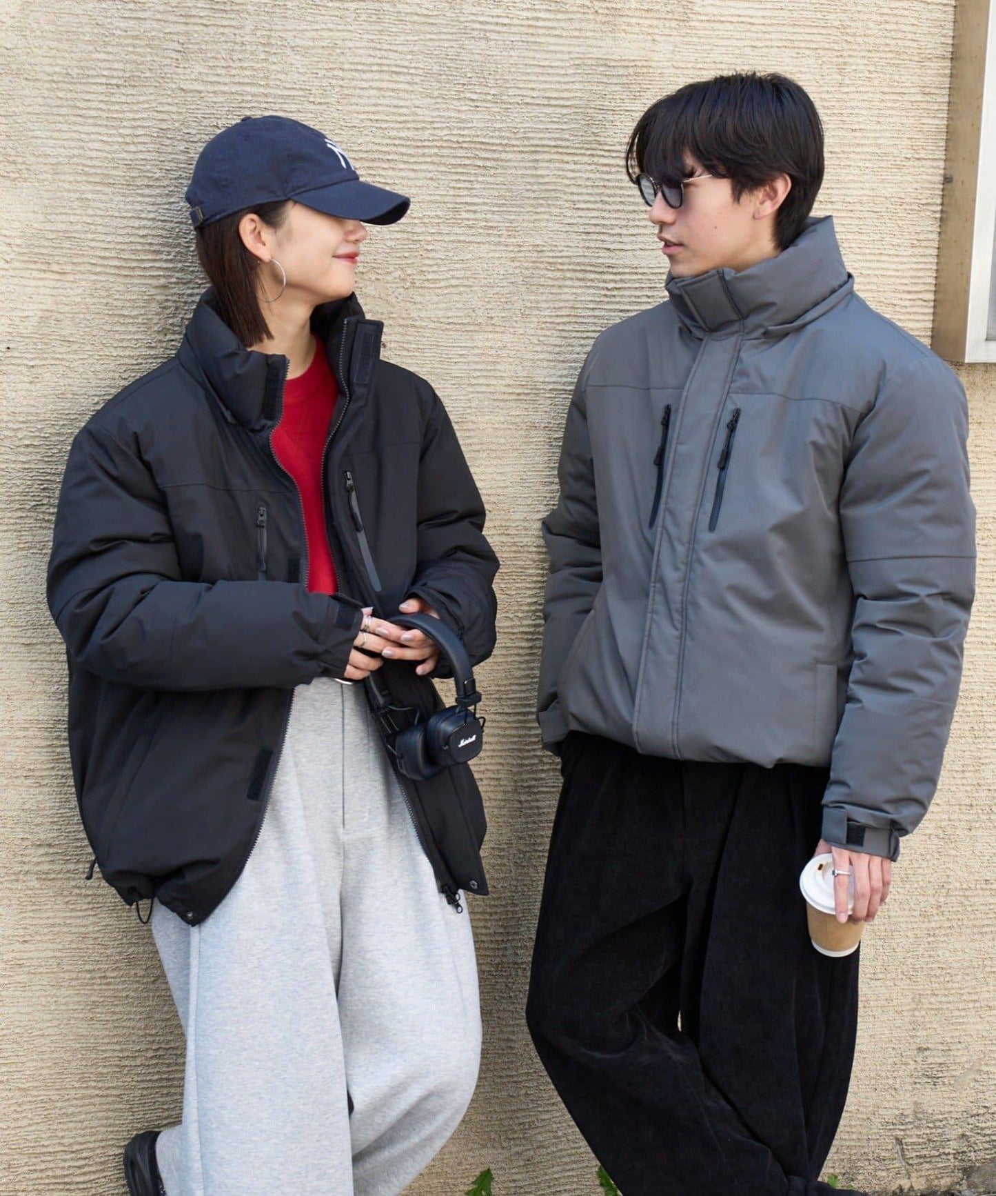 【男女同款】防風/加棉/兩用保暖羽絨夾克