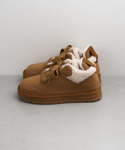 帶羔毛麂皮休閒鞋