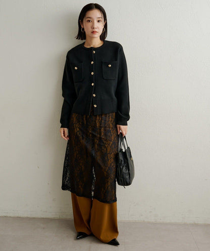 衛衣風格紐扣開衫