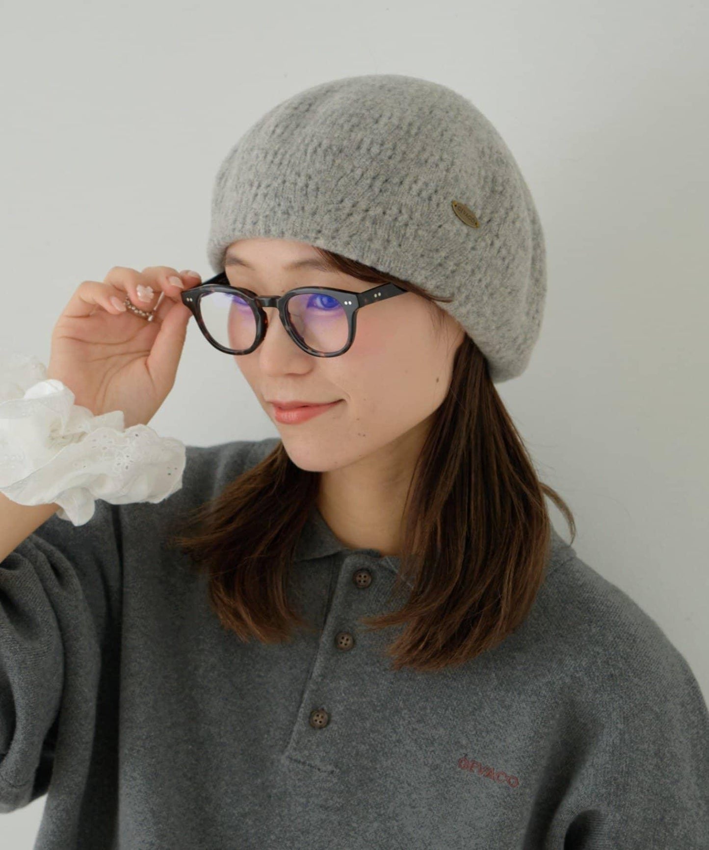 【GEVACO】羊毛混紡貝雷帽